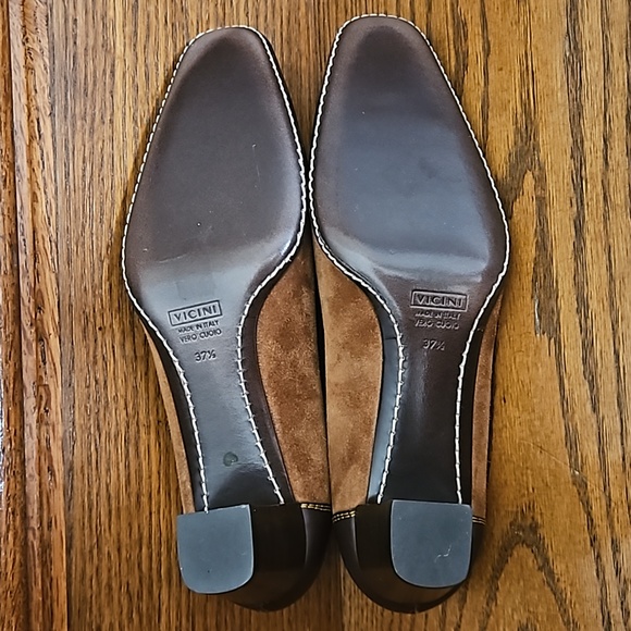 Rare Vintage Guiseppe Zanotti Brown Suede and Leather Shoes - Picture 12 of 16